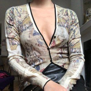 Dolce & Gabbana renaissance fresco cardigan